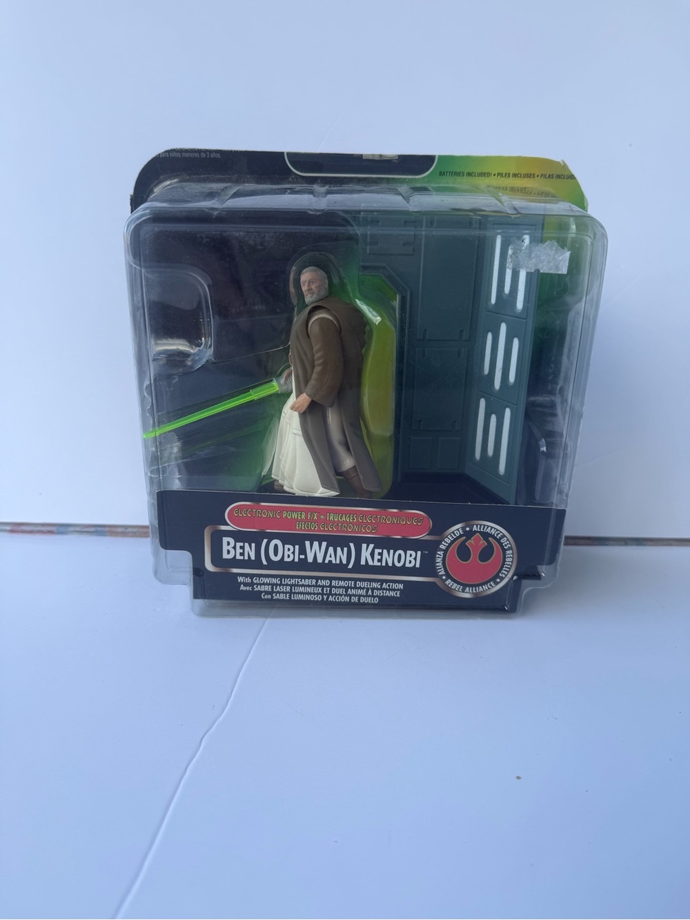 Figure NIB Kenner Star Wars Power of the Force Ben Obi-Wan Kenobi Remote Dueling
